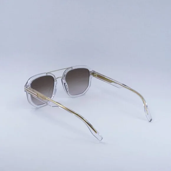 🕶️ New Marc Jacobs MARC588/S 0900HA Sunglasses -Crystal Frame, Brown Lenses - Picture 10 of 11